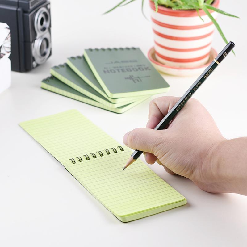 

Notepads Waterproof NotePad Words Language Learning Pocket Notebook 48 Sheets Coil Book Portable Diary Travel Log Notebooks, Purple;pink