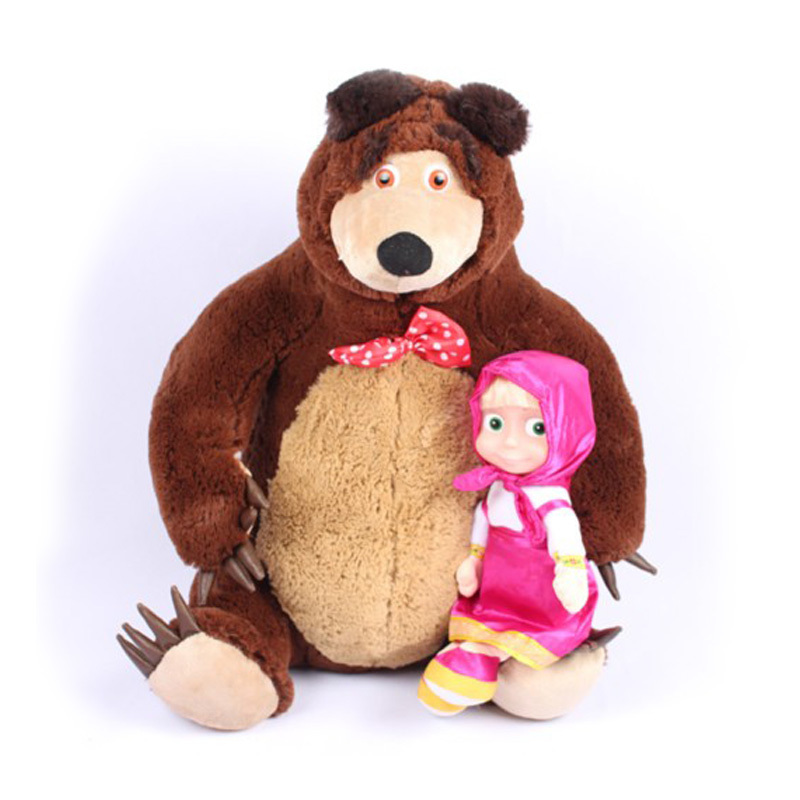 

Russian Musical Masha Doll* Bear Plush Stuffed Toys and the Brand Educational For Boys Girls Birthday Christmas New Year Gift 1011