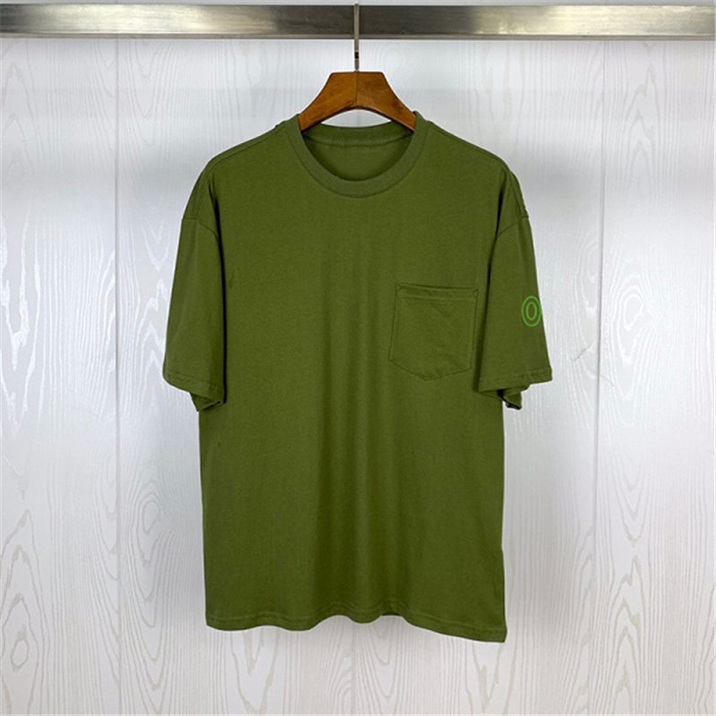 

Fashion Mens T Shirt 2020 sleeve embroidery badges tennis Short Sleeves T Shirts Men and Women Stylist High Quality Hip Hop jersey Tee, Yellow