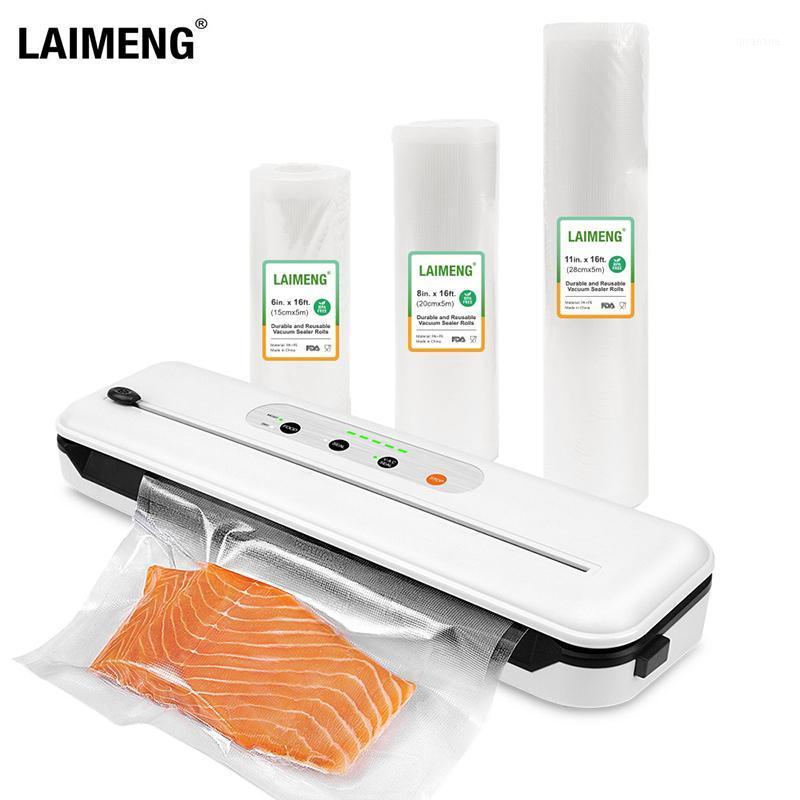 

LAIMENG Vacuum Sealer Sous Vide Vacuum Packaging Machine with Cutter for Preservation Bags Roll Foil S2841