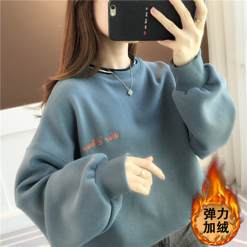 

2021 New Garments Women' Nightgown Autumn and Winter Bushy, Loose Versatile Top Coat 3L2A, White