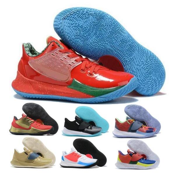 

2021 New Men Basketball Shoes Kyrie Low 3 2 Sneakers Sashiko Pack Moon Tie Dye Eclipse Top Chaussures Hommes Gold Tenis Trainers Shoes, Sky blue