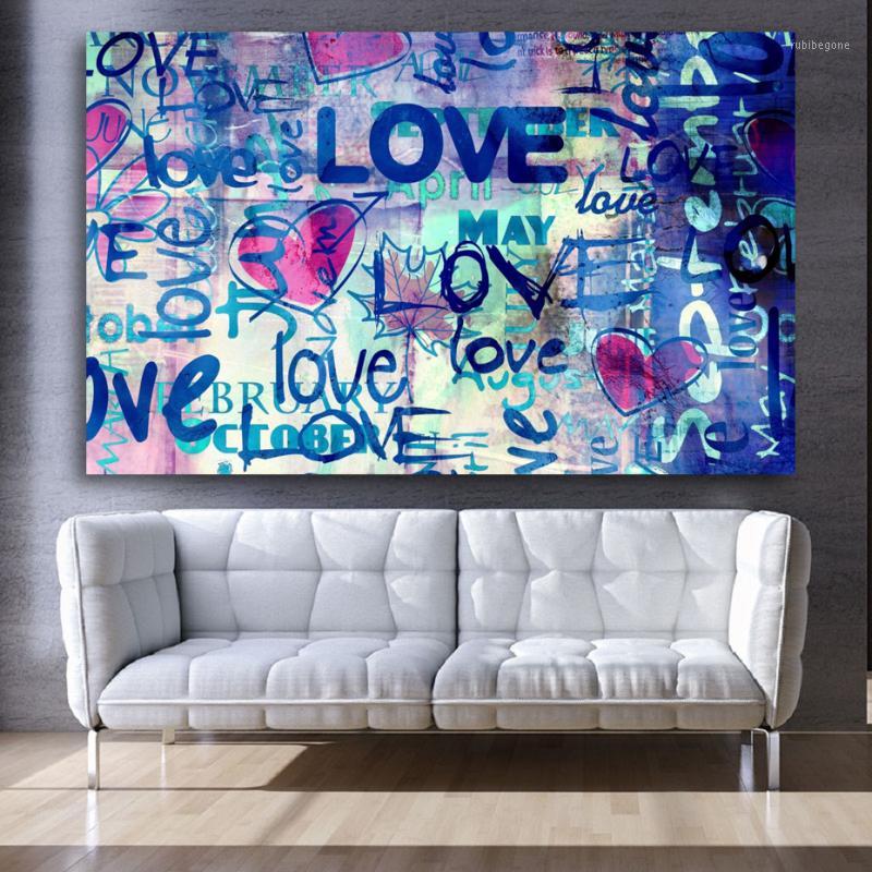 

Paintings Love Letters Wall Art Canvas Prints Graffiti Banksy Poster Pictures Weeding Bedroom Prints1