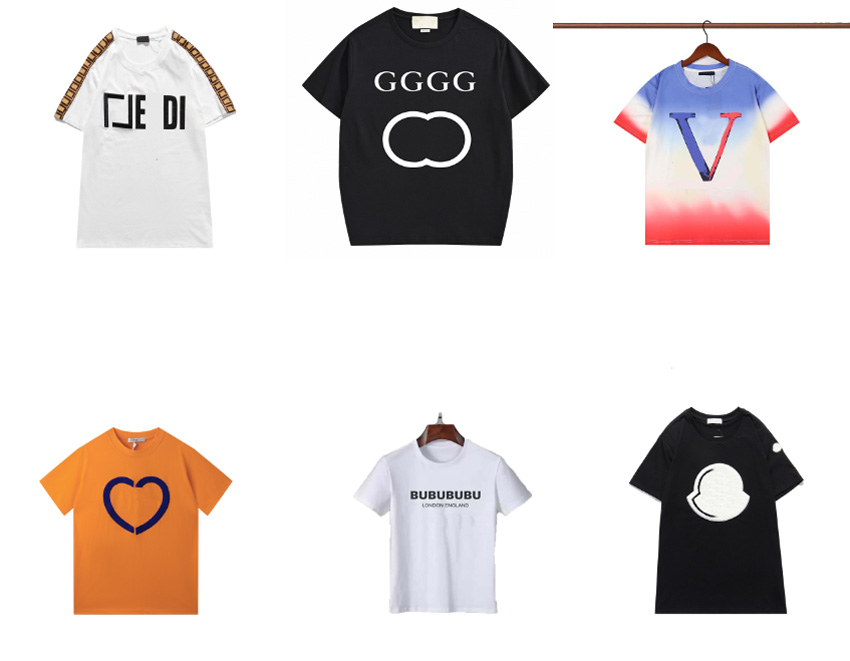 

2022 Men' T-Shirts Summer fashion Loose casual T-shirt Apparel Women' T-Shirts Solid coat Letter printing luxury goods superior quality Couple designer, Make up the difference
