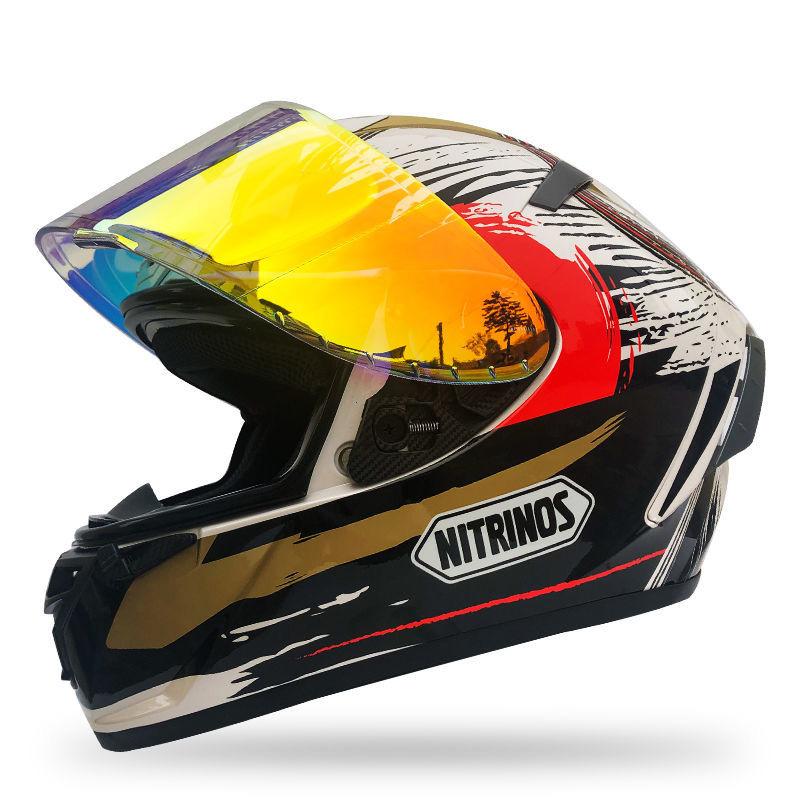 

Racing Helmet Motocross Full Man Cool Woman Fortune Cat Helmet Full Face Motorcycle Casco Motor Casque, Clear