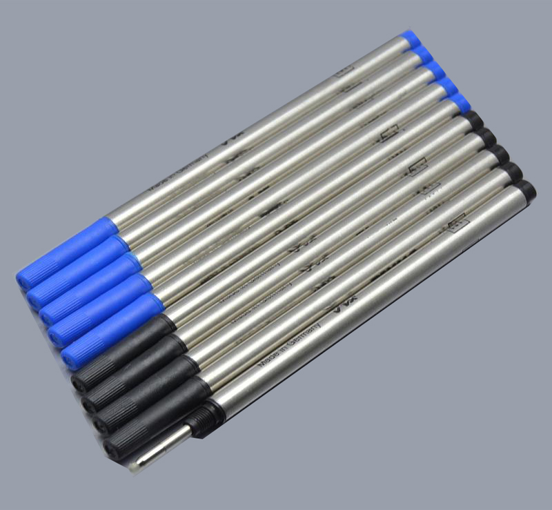 

Good Sell - 12pcs high quality brands black and blue refill for roller ball pen-refill Writing special accessories ink