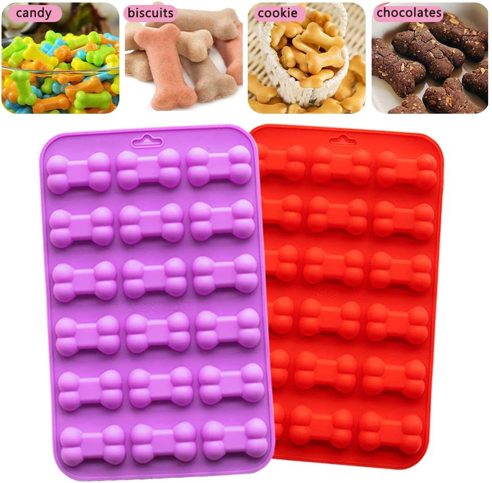 

18 Units 3D Sugar Fondant Cake Dog Bone Form Cutter Cookie Chocolate Silicone Molds Decorating Tools Kitchen Pastry Baking Molds DH6698