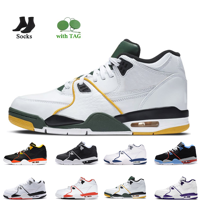 

High Quality Mens Basketball Shoes With Socks Flight 89 89s Raygun Black Green Team Red Chicago White Court Purple True Blue Off Designer Trainers Sneakers, C9 team red