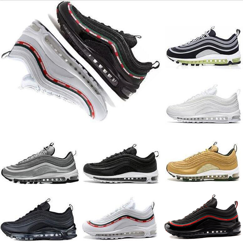

2020 New Cushions Running Men Shoes classic Red Black White bule Sliver Bull Trainer Breathable Mens Sports Running Shoes Eur 40-45