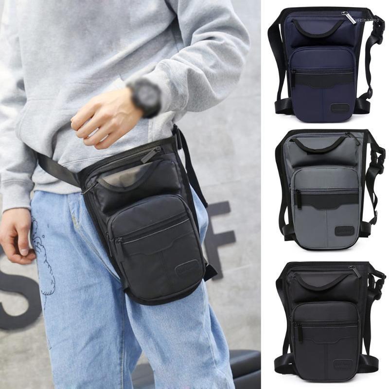 

Men's Outdoor Sport Nylon Multifunction Riding Leg Pack Chest Bag Waist Bag Traval Messenger Crossbody Bags#351, Sky blue