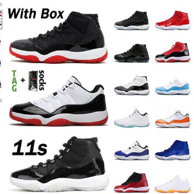 

11 11s 25th Anniversary Bred Concord 45 Space Jam Gym Red Mens Basketball Shoes 12 12s Indigo Game Royal Reverse Flu Game Men Women Sneakers, Color 38