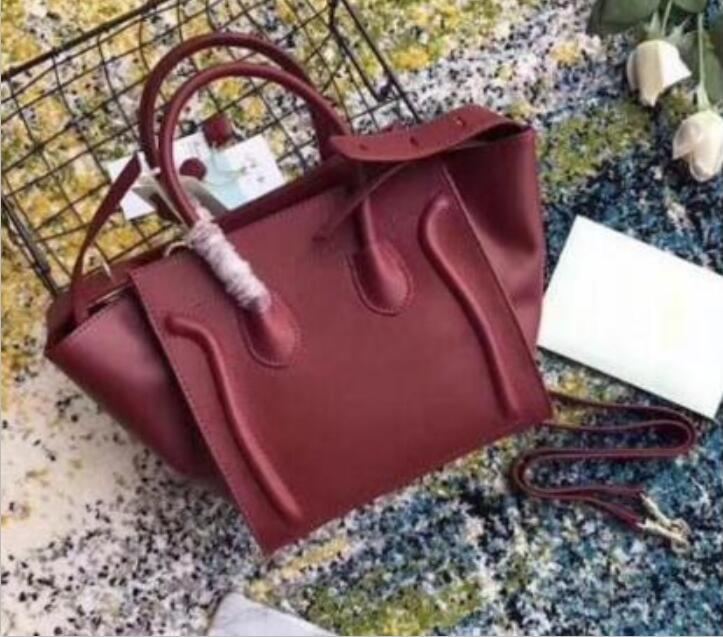 

New Classic Ladies Trapeze Tote Handbag Crocodile Grain Suede Real Cowhide Leather Shoulder Bat Bag Purse Bag Boston Handbag 01, Red