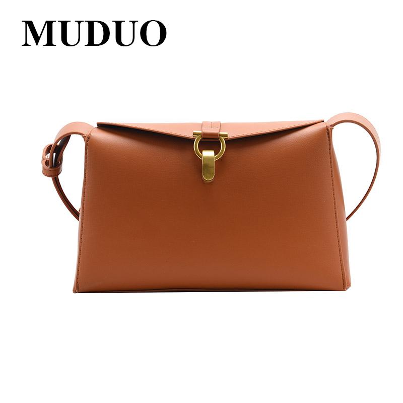 

2021 Rectangular Women's Messenger Ins Foreign Style Large Capacity Popular Soft Cowhide Pillow Bag New Wide and Small bags, Black