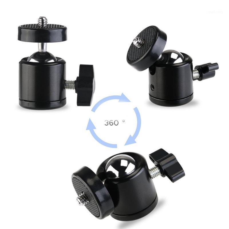 

Tripod Mount Camera 1/4 Hot Shoe Head Ball Adapter Cradle Ball Head with Lock LED Light Flash Bracket Holder For DSLR DV Cameras1