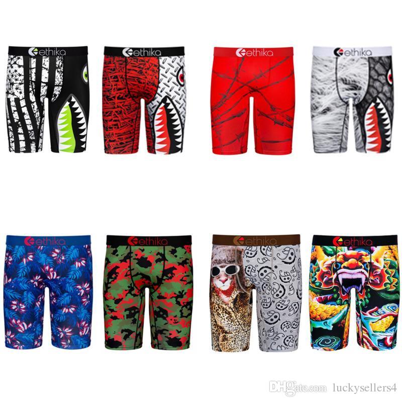 

Ethika Designer Men Pants Ethika Print Men Boxers Underwear Sports Hip Hop Rock Popular Shorts Fashion Quick Dry Panties Wholesale Hot Sell3, Mix