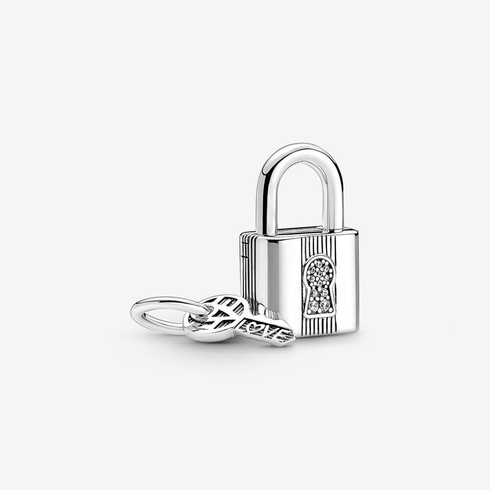 

Factory wholesale 925 Sterling Silver Forever Love Lock & Key Bead Fits European Jewelry Charm Bracelets