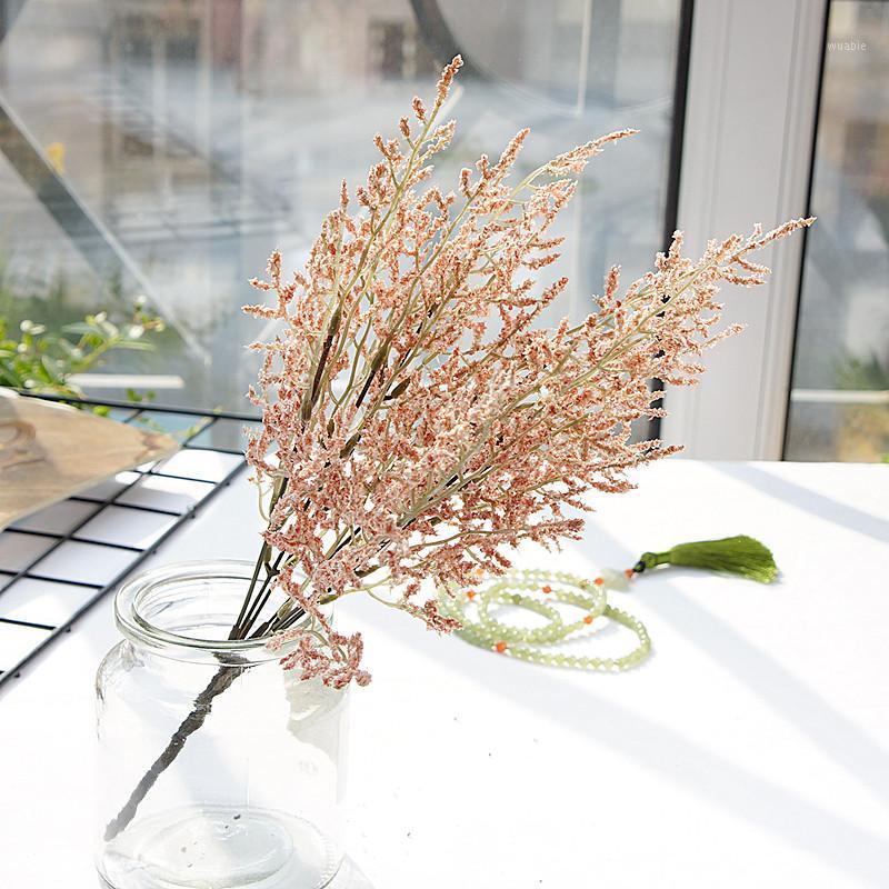 

Flower arrangement foam grass small bundle for home table decor photography prop decoration artificial flowers foam fake plants1, Pink