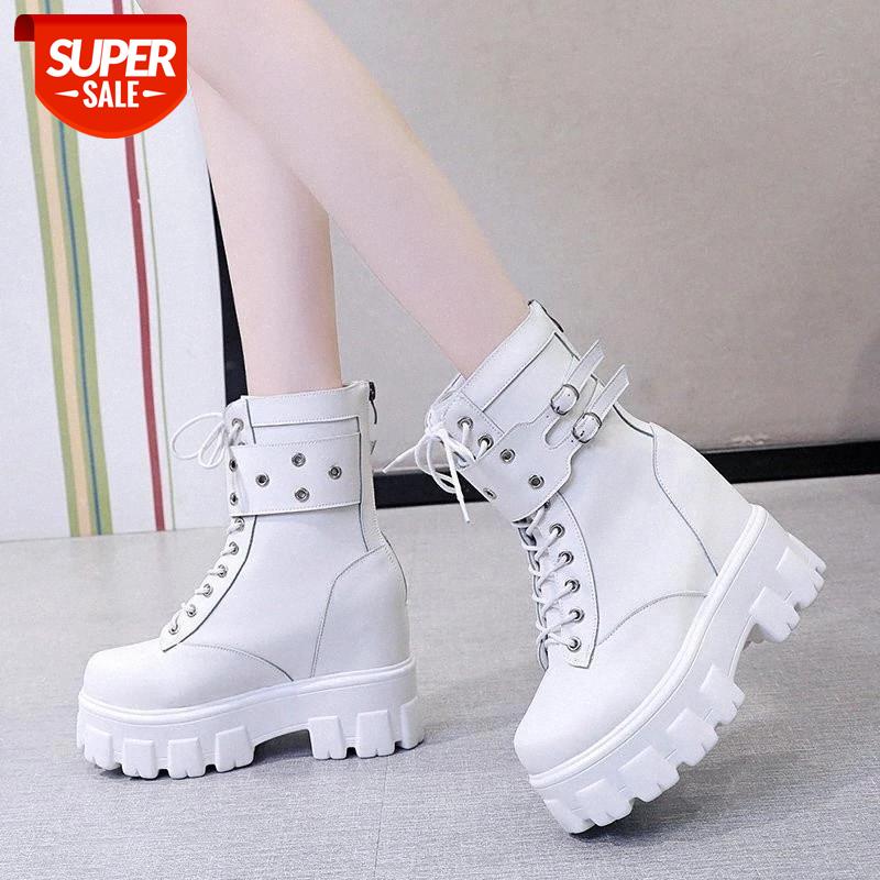 

COOTELILI Women Winter Nakle Boots Round Toe Zip High Heel Boots For Woman Buckle Fashion Shoes Basic Botas Mujer Plus Size 39 #cD3Q, Black