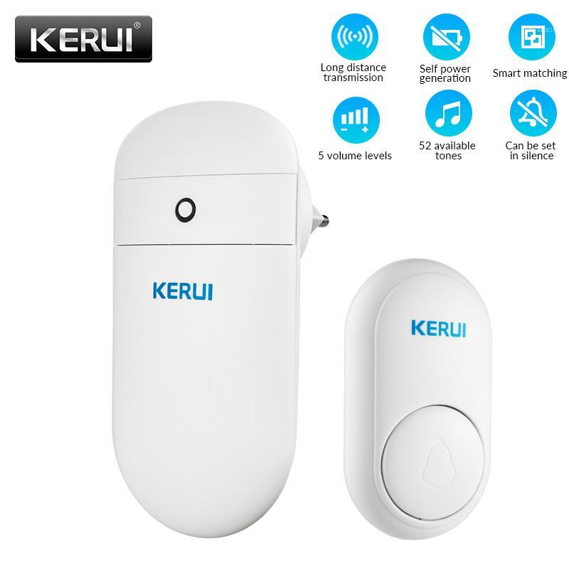 

KERUI M518 Wireless Self Generation Button 52 songs Optional 5 Volume Levels No Need Battery Welcome Self Powered Doorbell1