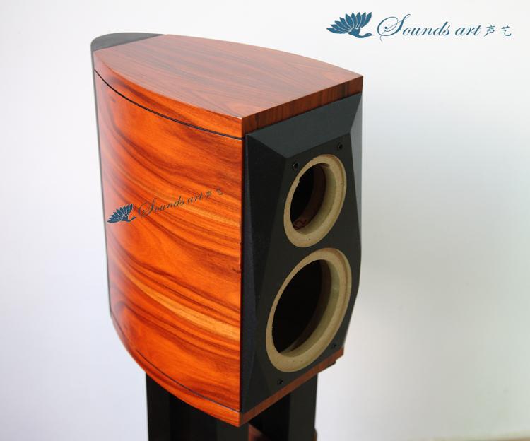 

Custom 6.5-inch bookshelf speaker empty cabinet, curved cabinet speaker shell custom customization1