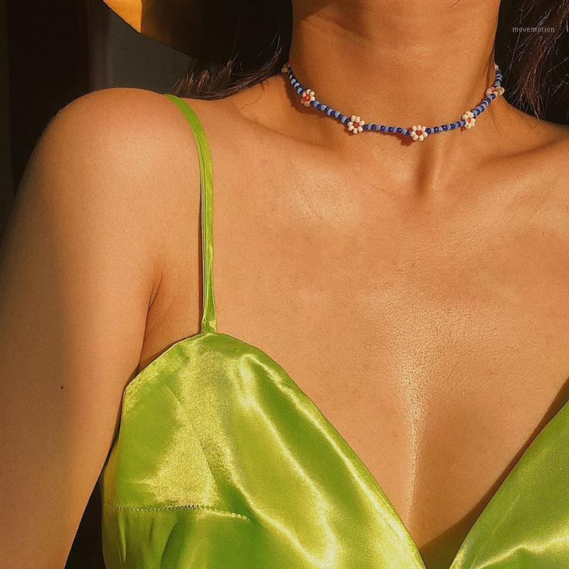 

Bead Choker Bohemian Girls Flower Summer Beads Necklace Beaded Necklace For Woman1