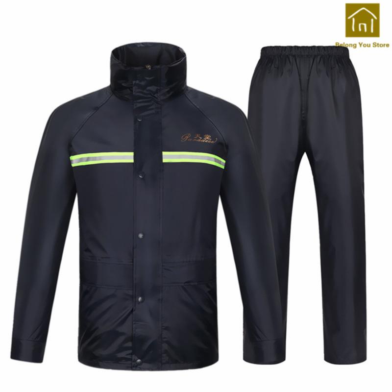 

Large Travel Motorcycle Rain Poncho Polyester Safe Cover Rain Raincoat Doppio Strato Waterproof Raincoats Gear WKR043, Red