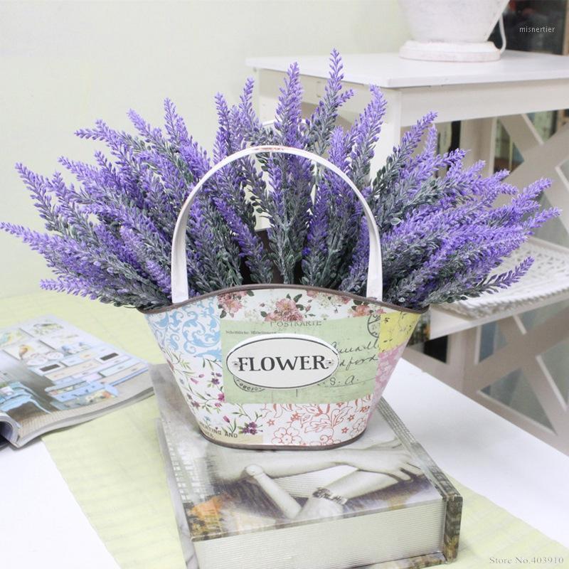 

Romantic Provence decoration lavender flower silk artificial flowers grain decorative Simulation of aquatic plants1, Random color