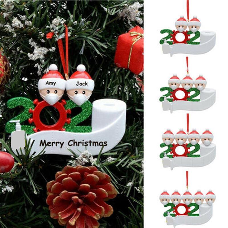 

2020 NEW Merry Christmas Decorations DIY Personality Mark Names And Blessings Gifts Christmas Tree Hanging Pendant Ornament