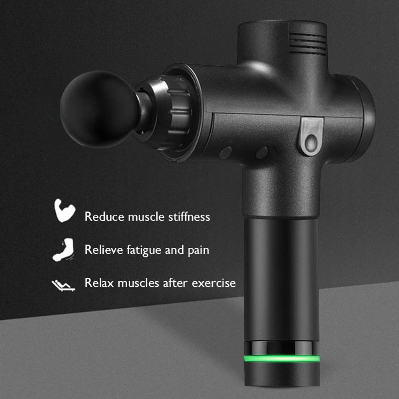 

Electric Massage Fascia Gun Sport Therapy Muscle Massager Body Relaxation Pain Relief Slimming Shaping Device with LCD Display