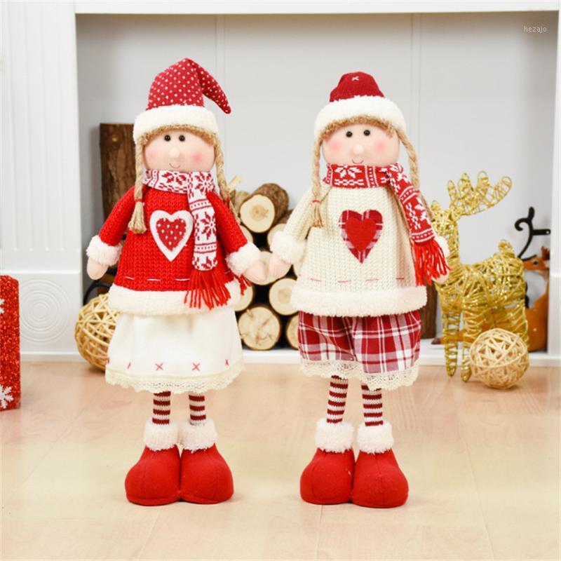 

Red Christmas Dolls Christmas Decoration for Home Santa Claus Snowman Toys Xmas Gift Figurines Adornos De Navidad Para Casa1