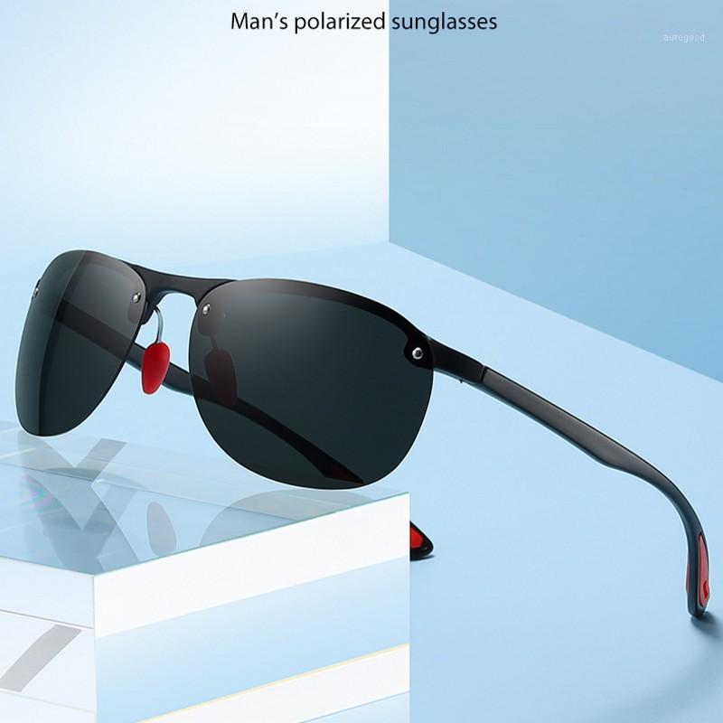 

Sunglasses Men Polarized Women Vintage Rays Brand Designer High Quality Semi-Rimless Driving Sun Glasses UV400 Protection1