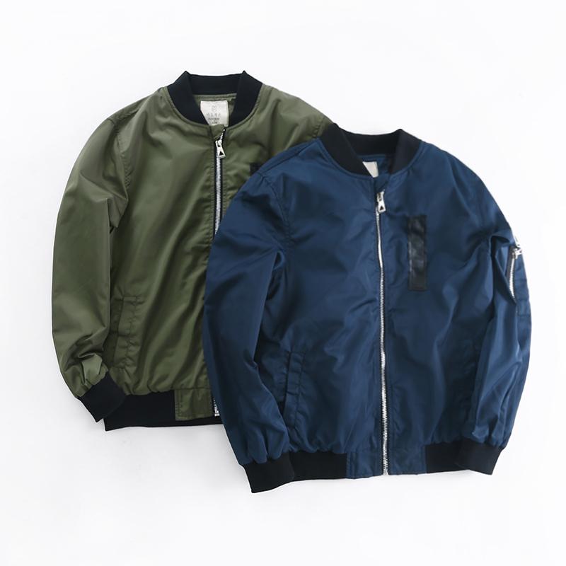 

FOCUSNORM Fashion Kids Boys Zipper Coat Pattern Print Long-Sleeve Casual Patchwork Sports Jacket Outdoor 5-11Y, Green