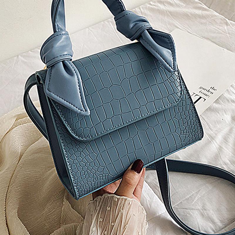 

Aman Dream Stone Pattern PU Leather Crossbody Bags For Women 2021 Totes Fashion Luxury Shoulder Bag Lady Design Handle Handbags, Black