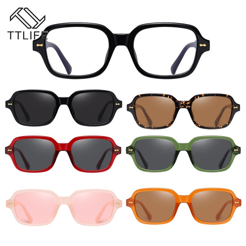 

SunglassesLIFE 2021 Women Small Frame Square Sunglasses Vintage Rectangle Candy Color Woman Eyeglasses Gift UV400 Gafas De Sol