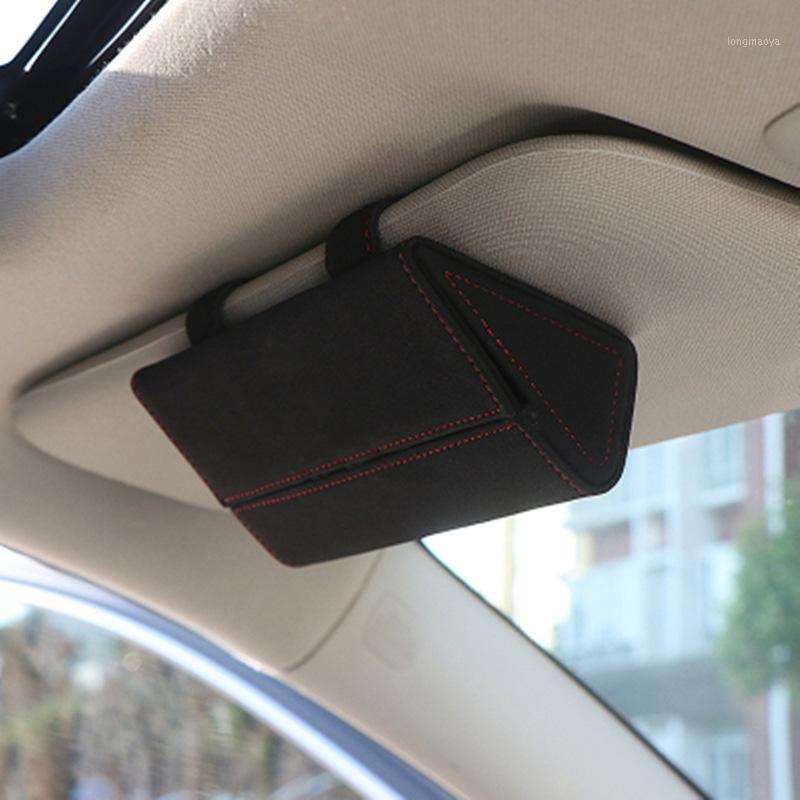 

ABS Glasses Box Shockproof Auto Interior Inner Sun Visor Holder Bag Parts1