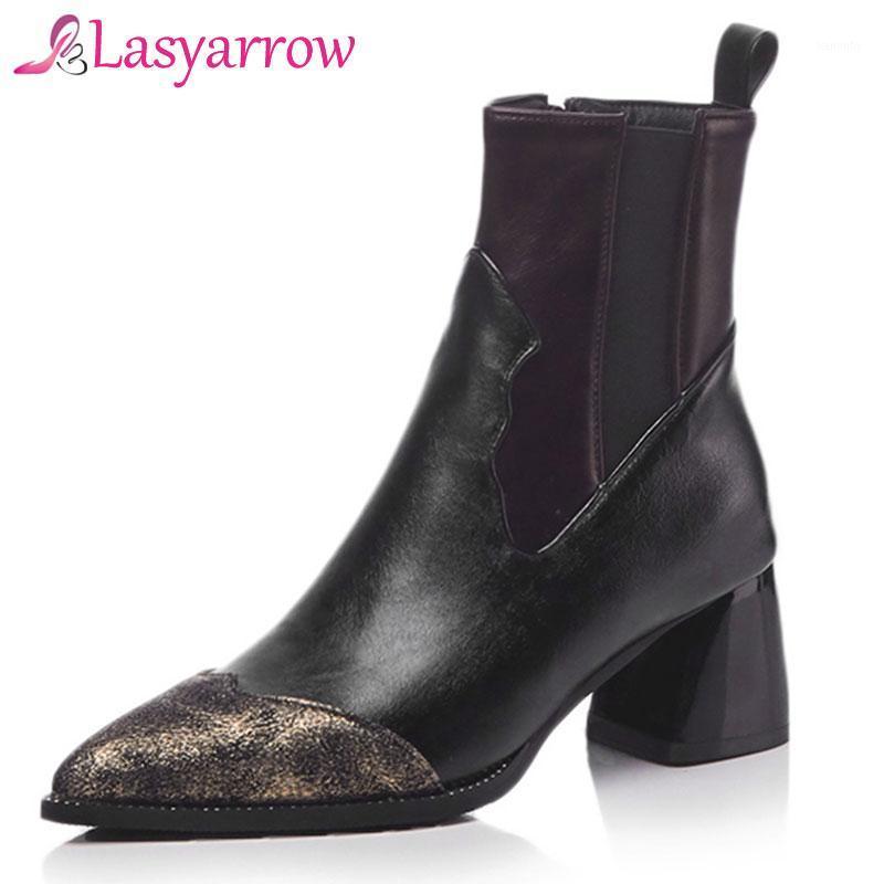 

Lasyarrow 2020 new mixed colors fashion punk ankle boots for women fashion riding motorcycle boots Large size 32-48 F2501, Gray