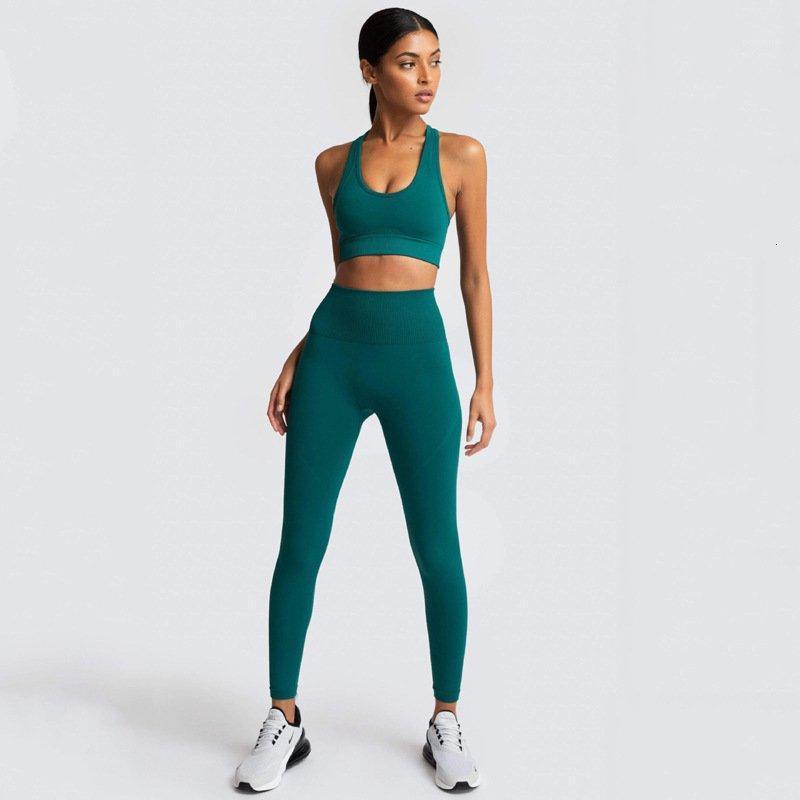 

Seamless Yoga Set High-Intensity Gym Training Slimming Leggings Sleeveless Tank Top Casual Solid Color Chic Women Gym Clothes1