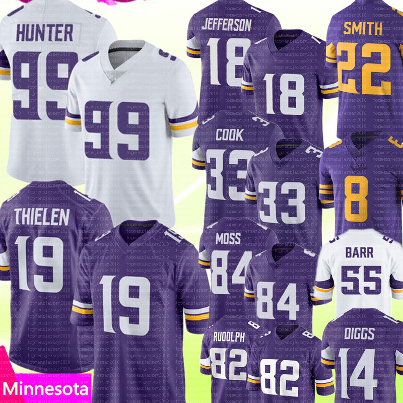 

Adam Thielen Danielle Hunter Jersey Randy Moss Dalvin Cook Justin Jefferson Harrison Smith Stefon Diggs Kirk Cousins Kyle Rudolph Jerseys, Jersey {weijingren}