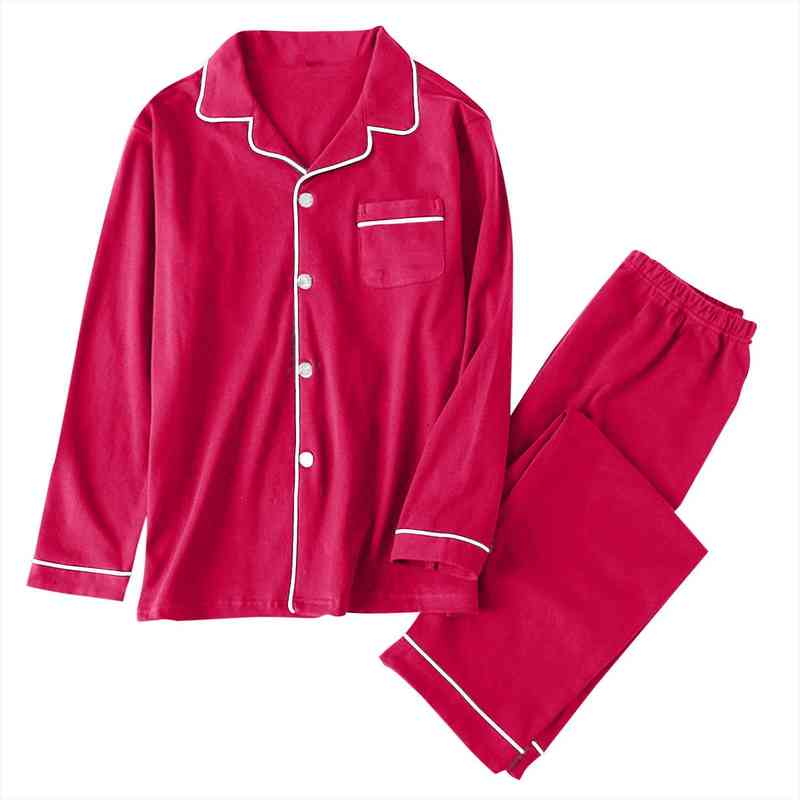 

Winter Women Pyjamas Set Silk Satin Long Sleeve Sleepwear Women Christmas Trousers Suit Two Piece Female Plus Size Home Suit, Black;red