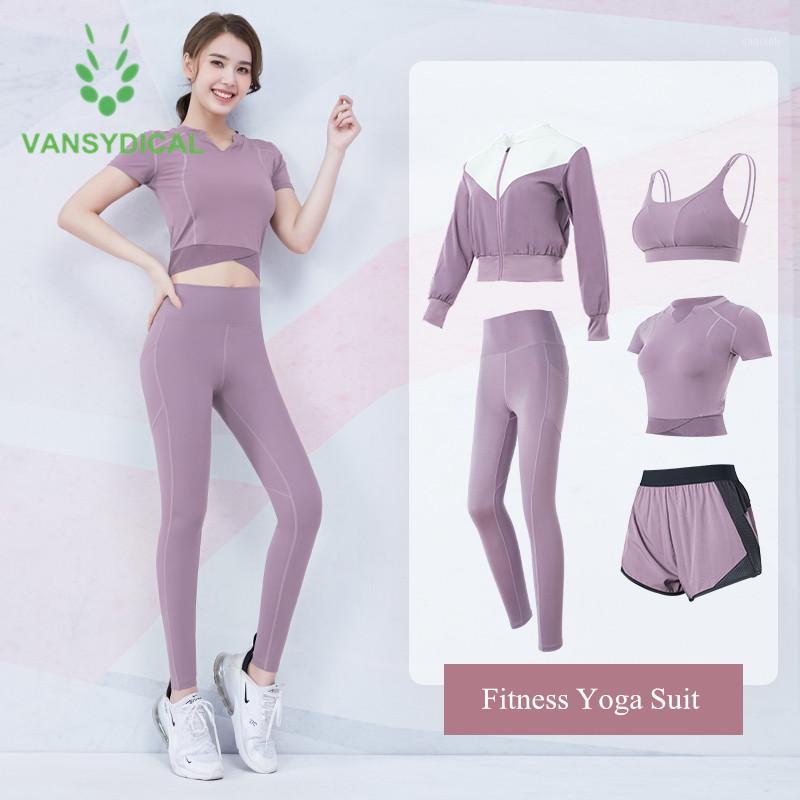 

Brand 2020 Workout Yoga Set Women Gym Clothing Outfit Quick Dry Running Sportswear Outdoor Fitness Training Sport Suit 2-5pcs1, 2pcs rtc11386