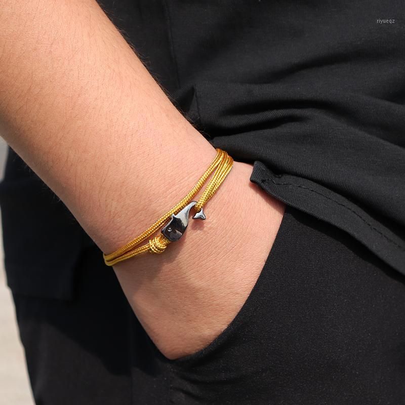 

Tennis 2021 Bohemia Paracord Bracelets For Men Women Adjustable Easy Hook Whale Animal Braslet Camping Charm Braclet Homme Accessories