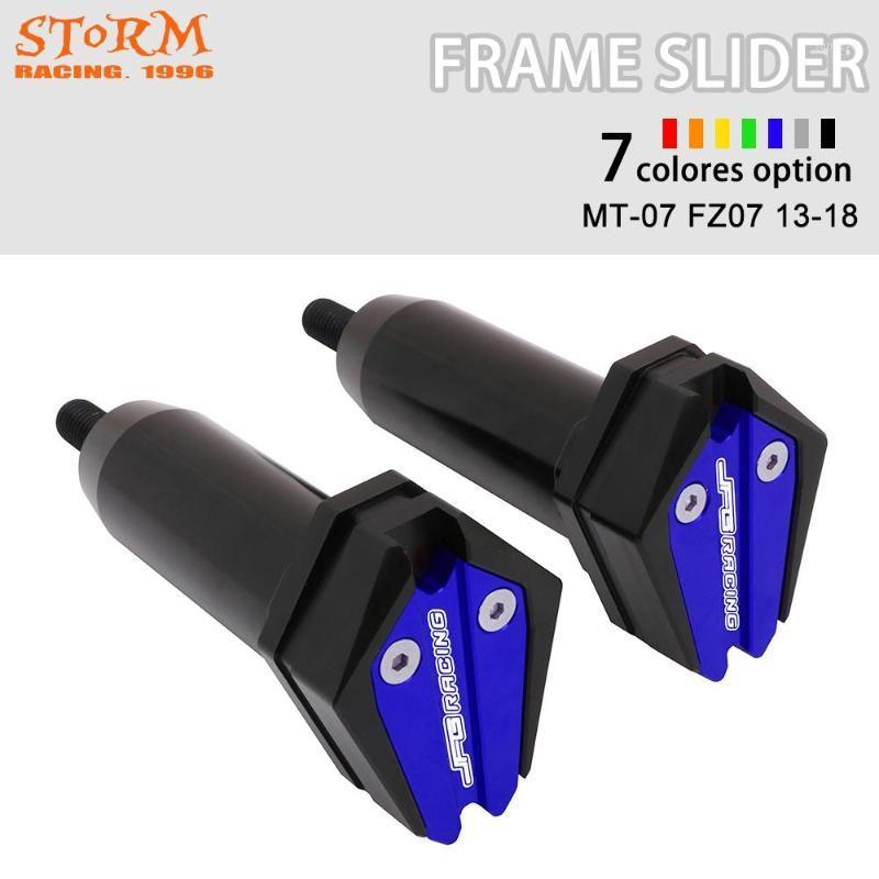 

CNC Motorcycle Falling Protection Frame Slider Fairing Guard Crash Pads Protector For MT-07 MT07 FZ07 FZ-07 MT 2013-20201