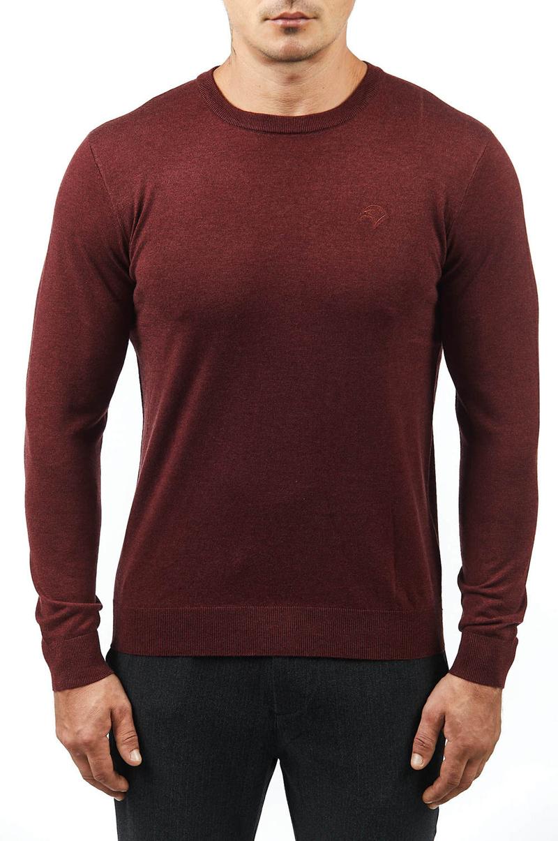 

Sweater cashmere men's 2020 new Casual Round neck high quality Comfortable big size 48-58 free shipping, Blue