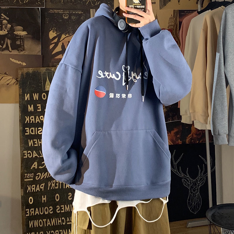 

2021 Men' Casual Oversize Hoodies Winter New Woman Graphic Printed Hooded Sweatshirt Loose Man Warm Korean Clothing 67gq, Lightpurple