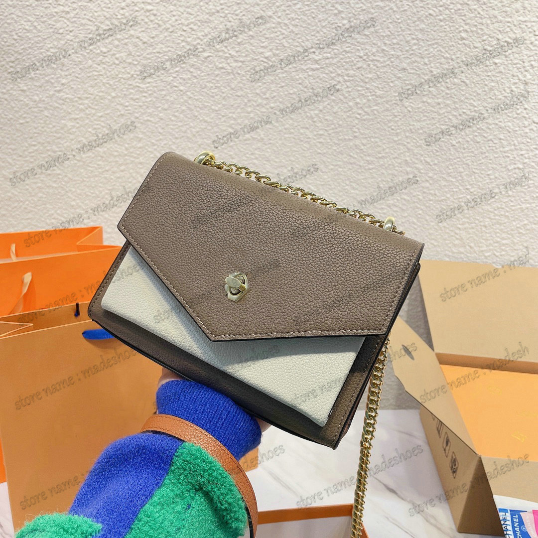 

Women Designer Vintage Handle Bag POCHETTE MYLOCKME CHAIN Flap Shoulder Bag Luxurys Wallet Turn Lock Classic CrossBody