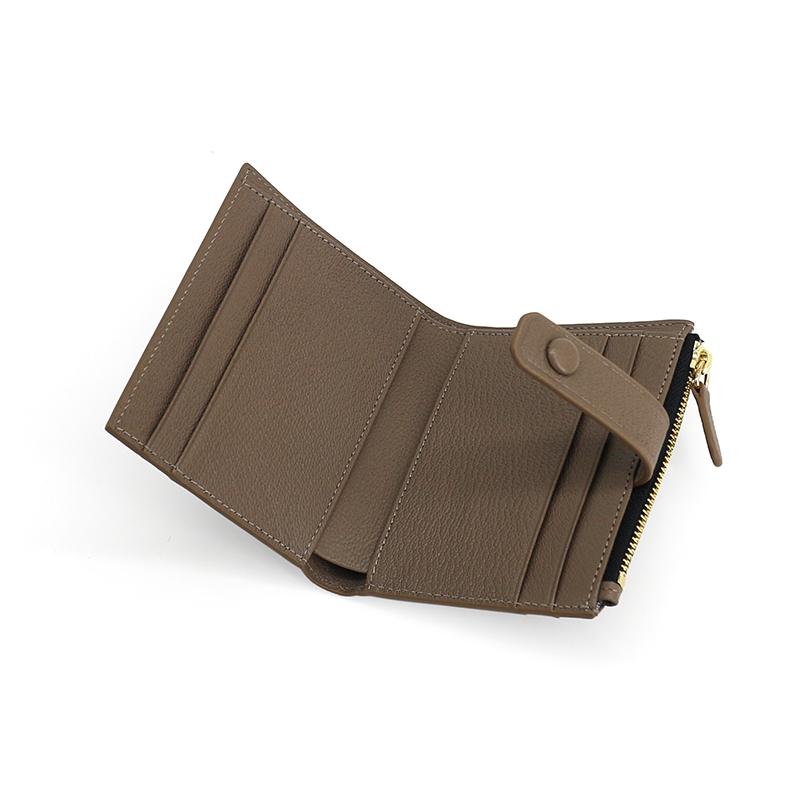 

HBP Fashion leather men wallet Leisure women wallet genuine leather wallets for men card holders purse free C61101, Grey