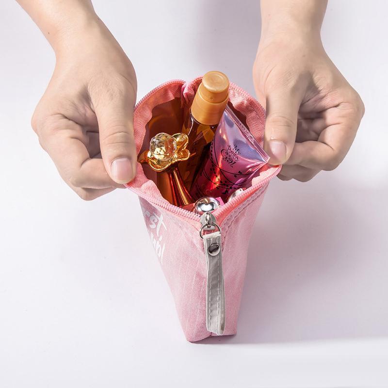 

2020 Cosmetic Portable Women Makeup Bag Toiletry Bags Travel Wash Pouch Cosmetic Bag Make Up Organizer Storage Beauty Case1, Sky blue