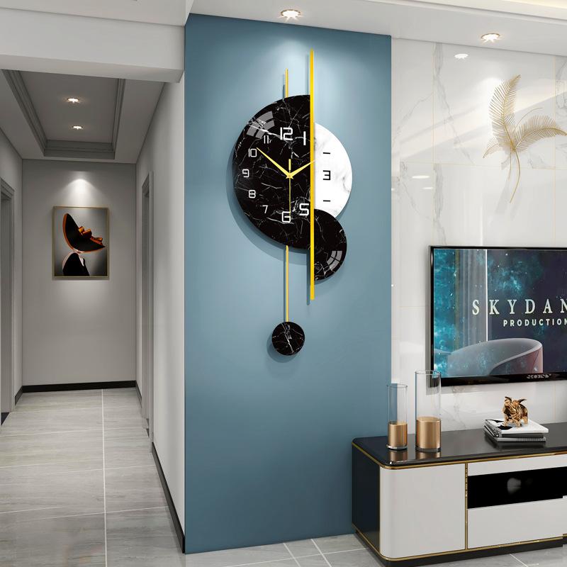 

Fashion creative wall clock Modern minimalist home decoration clock Nordic fashion personality art wall