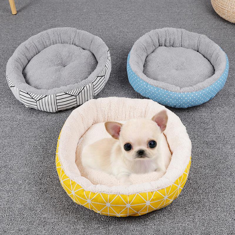 

Comfy Calming Dog Beds for Large Medium Small Dogs Puppy Labrador Soft Warm Cat Bed Washable Plush Pet House Kennel Fleece Sofa, Gray