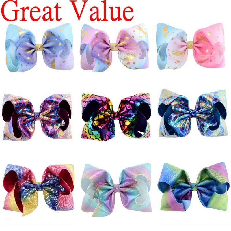

Great Value 3Pcs/Lot Clearance Activity 8Inches Hair Clip For Kids Girls Hair Bows With Clip Hairpins Headwear Accessories, 1002-1